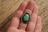 Rugged Natural Turquoise Ring - Size 6.5